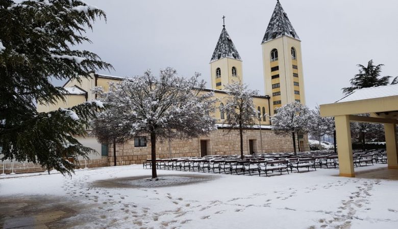 Schnee in Medjugorje 2019