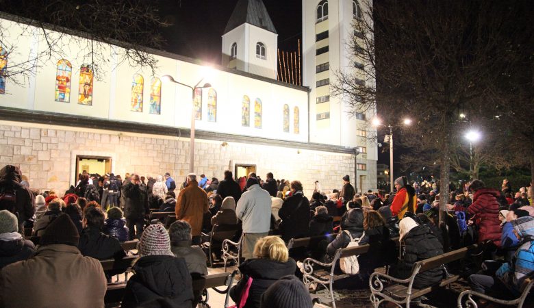 Das Leben in der Pfarre Medjugorje in den Wintertagen