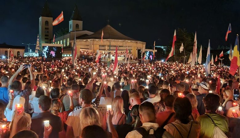 Medjugorje im Lichtermeer